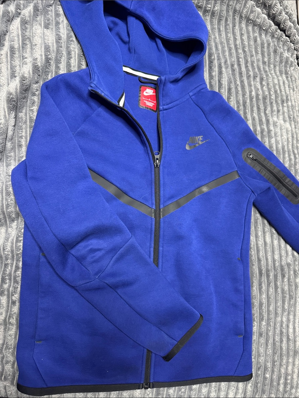 Nike Kids Royal Blue Nike Tech Full-Zip Hooded Jacket